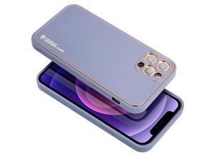 4251810863316 - cofi1453 Leder Case Hülle Handyschale Handy-Hülle Cover Bumper kompatibel mit iPhone X Blau