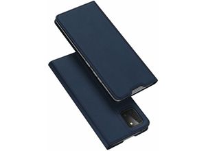 4251810873698 - Buch Tasche kompatibel mit SAMSUNG GALAXY A22 4G (A225F) Handy Hülle Etui Brieftasche Schutzhülle mit Standfunktion Kartenfach Blau