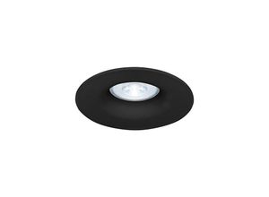 4251810874947 - Einbaustrahler Einbauleuchte Einbauspots Ø68mm Bohrloch + GU10 Leuchtmittel 3000K Warmweiß 410 Lumen schwarz - Braytron