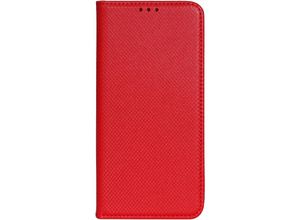 4251810875333 - cofi1453 Buch Tasche Smart kompatibel mit SAMSUNG GALAXY A22 5G ( A226B ) Handy Hülle Etui Brieftasche Schutzhülle mit Standfunktion Kartenfach Rot