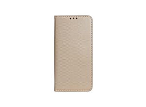 4251810875548 - cofi1453 Buch Tasche Smart kompatibel mit SAMSUNG GALAXY A22 4G ( A225F ) Handy Hülle Etui Brieftasche Schutzhülle mit Standfunktion Kartenfach Gold