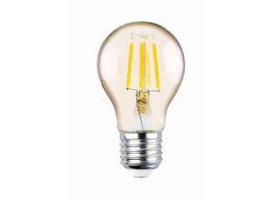 4251810878082 - Forever Light - E27 4W led Filament Lampe Vintage Glühbirne 400 lm Warmweiß 2200K A60 Gold