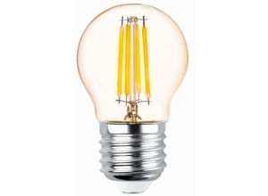 4251810878365 - Forever Light - E27 4W led Filament Lampe Vintage Glühbirne 400 lm Warmweiß 2200K G45 Gold 3x Stück