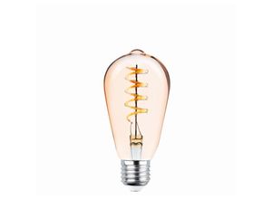 4251810878501 - Forever Light - E27 4W led Filament Lampe Vintage Glühbirne 250 lm Warmweiß 2000K ST64 sf Gold