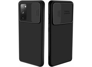 4251810880672 - cofi1453® 360 Grad Schutz CamShield Silikon Cover Case Slim Handyhülle Schutzhülle mit Kameraschutz Kameraabdeckung kompatibel mit Samsung Galaxy S20