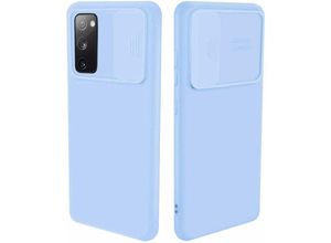 4251810880689 - cofi1453® 360 Grad Schutz CamShield Silikon Cover Case Slim Handyhülle Schutzhülle mit Kameraschutz Kameraabdeckung kompatibel mit Samsung Galaxy S20