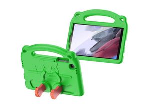 4251810881563 - - Dux Ducis Panda Armor Tablet Tasche Gehäuse für Samsung Galaxy Tab A7 104 2020 Schutzhülle für Kinder + Standfunktion eva Grün - Schwarz