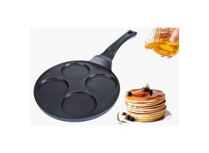 4251810881808 - Cheffinger - Pfannkuchen Pfanne Ø26cm Induktion Alu Guss Spiegelei Crepespfanne Pancake geeignet für alle Herdarten