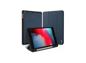 4251810891722 - Domo Hartschale mit Smart Sleep und integrierter Standfunktion Etui Schutz Hülle Tasche Cover kompatibel mit iPad Mini 6 Blau