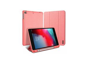 4251810891739 - Domo Hartschale mit Smart Sleep und integrierter Standfunktion Etui Schutz Hülle Tasche Cover kompatibel mit iPad Mini 6 Rosa