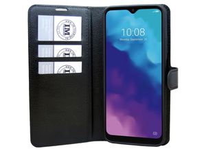 4251810894686 - cofi1453® Buch Tasche Fancy kompatibel mit ZTE BLADE V30 VITA Handy Hülle Etui Brieftasche Schutzhülle mit Standfunktion Kartenfach Schwarz - Schwarz