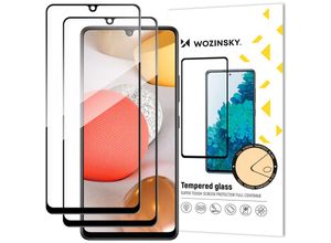 4251810895300 - 2 x 5D Schutz Glas kompatibel mit Galaxy A42 5G (A425F) Panzer Folie mit Rahmen Vollständig Klebend und Abdeckung