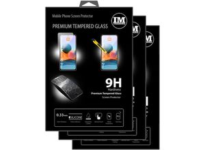 4251810902435 - cofi1453® 3 Stück Schutzglas 9H kompatibel mit XIAOMI REDMI NOTE 10 PRO Displayschutzfolie Panzerfolie Passgenau Glas