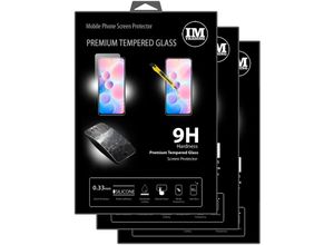 4251810902602 - cofi1453 3X Panzer Schutz Glas 9H Tempered Glass Display Schutz Folie Display Glas Screen Protector kompatibel mit XIAOMI REDMI K40 PRO