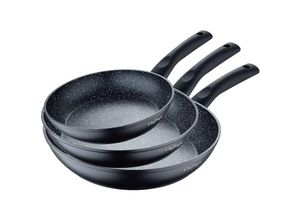 4251810902701 - Cheffinger - 3er Pfannenset Induktion Set Antikratz Bratpfannen Pfanne Antihaft Induktions-Bratpfanne ø 20 cm ø 24 cm ø 28 cm