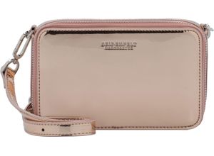 4251817639747 - SEIDENFELT Umhängetasche Mirror Reißverschluss Emblem für Damen roségold