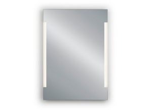 4251820309033 - LED-Lichtspiegel MIRRORS AND MORE Lucy Spiegel Gr B H 50 cm x 70 cm glänzend neutral nicht definiert zwei LED-Lichtstreifen rechteckige Form