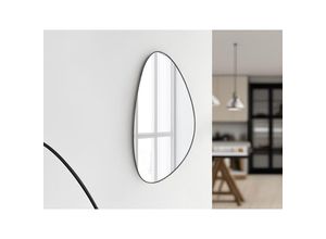 4251820309262 - Mirrors And More - Wandspiegel idona mit feinem Metallrahmen in Schwarz 40x 60cm