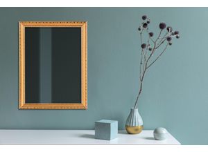 4251820312309 - Spiegel MIRRORS AND MORE Lola gold (goldfarbig) B34cm H45cm Holzwerkstoff Spiegel Horizontal und vertikal montierbar