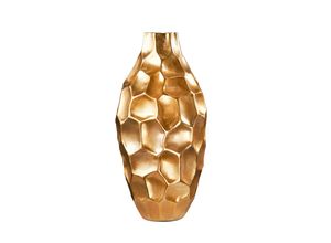 4251854718917 - riess-ambiente Vase ORGANIC ORIENT - 45cm gold Hammerschlag Design