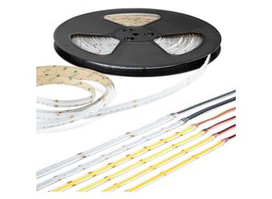 4251874693676 - COB LED Strip 320-784 LED m 1-15 Meter LED Streifen Lichtbänder IP20 3000K-6000K RGB & RGBW W - Warmweiß - 3000K 05 Meter