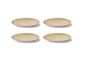 4251888502223 - 4x Novaliv Kerzenständer Kerzenhalter Kerzenständer 4x 12 cm Gold - Gold 4251888502223 - 4x Novaliv Kerzenständer Kerzenhalter Kerzenständer 4x 12 cm Gold - Gold