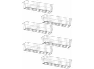 4251888514066 - Novaliv - 6x Wandregal Wandhalterung - Weiß