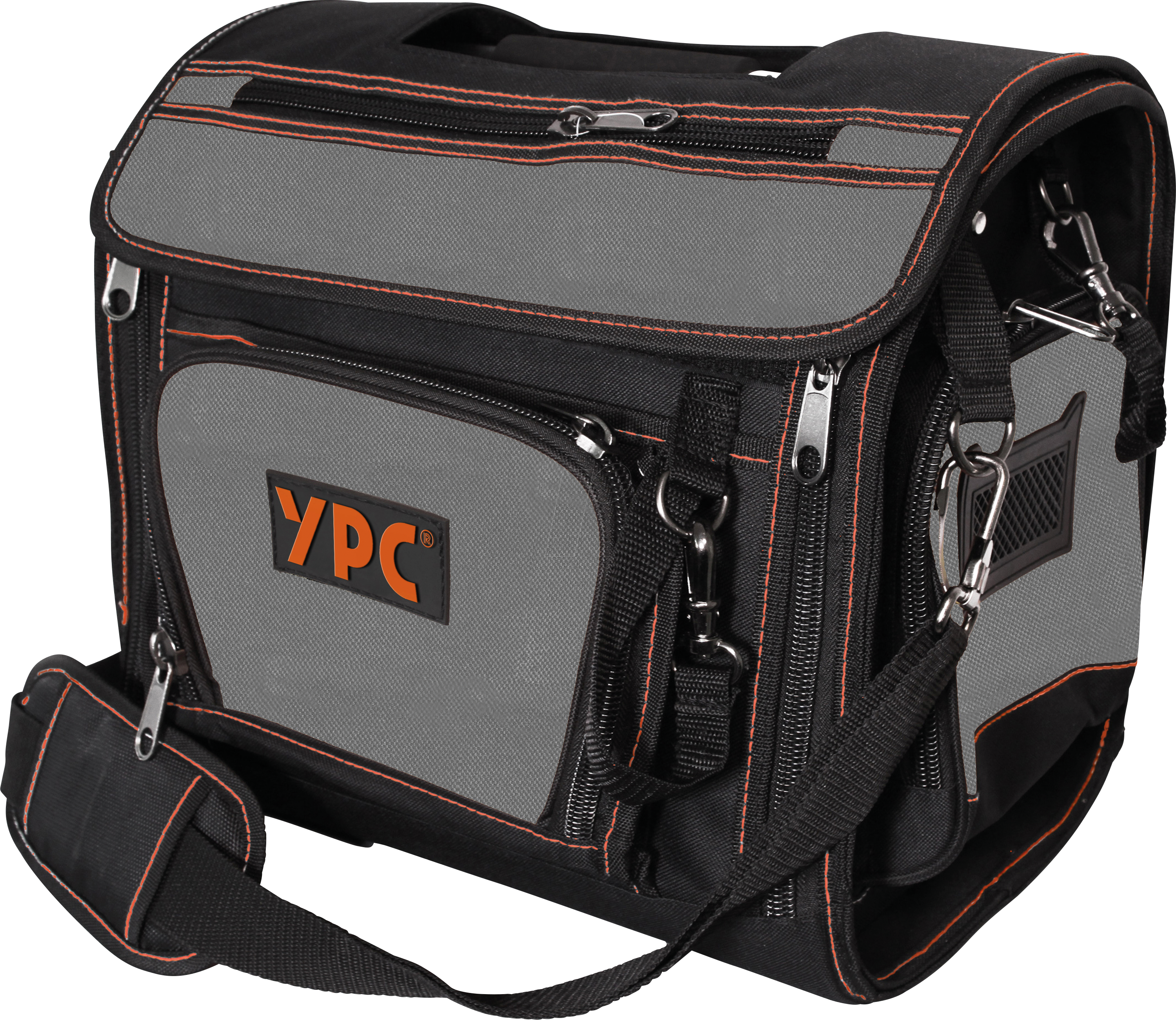 4251896300071 - YPC BG00003BKGY - Foreman Werkzeugtasche XL Grau-Schwarz 37x36x27cm 20 kg Tra