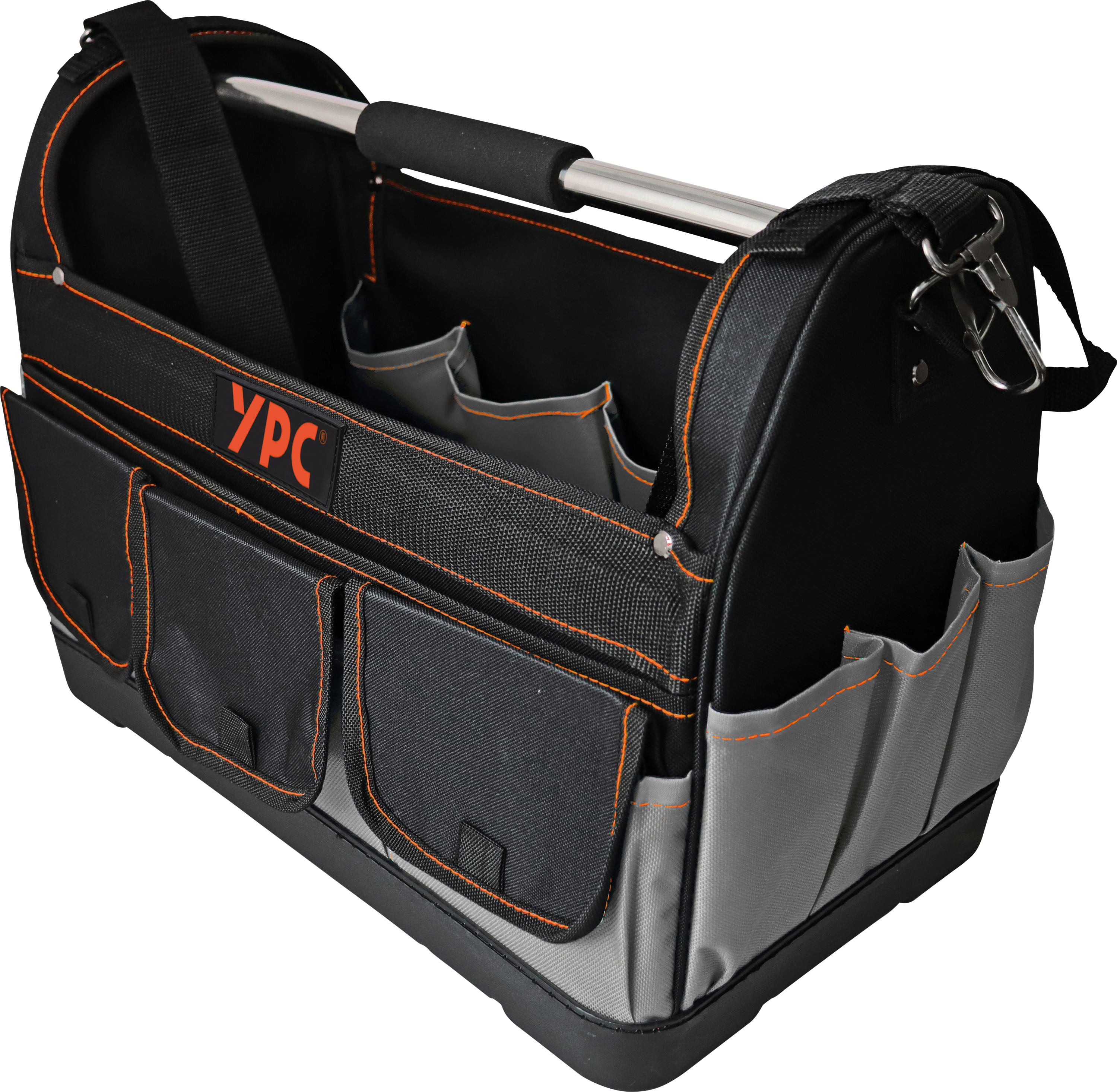 4251896300132 - YPC BG00005BKGY - Pioneer Werkzeugkorb XXL Grau-Schwarz 45x35x23cm 20 kg Trag