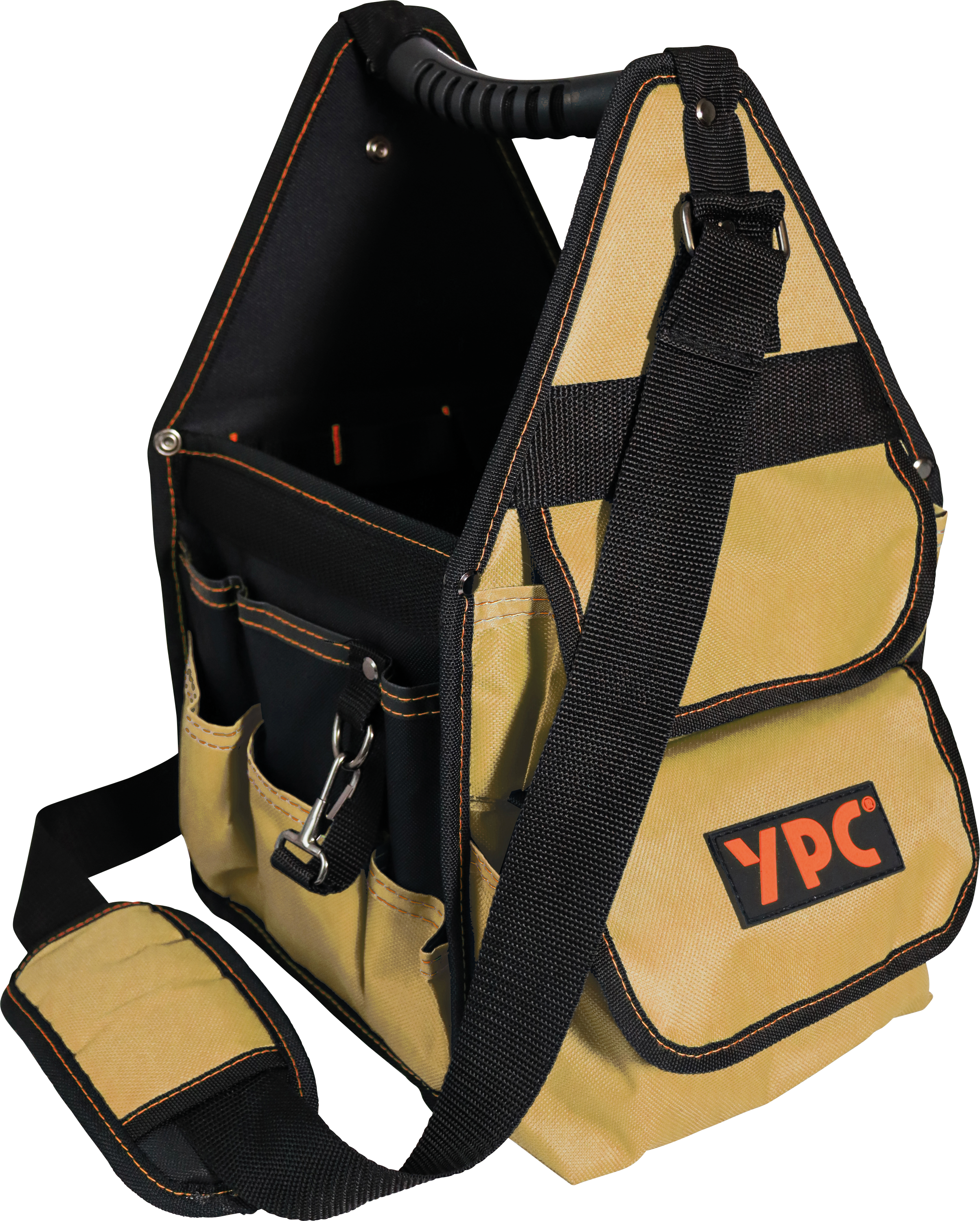 4251896300279 - YPC BG00009BKSD - Henchman Werkzeugkorb L Sand-Schwarz 46x23x23cm 10 kg Tragk