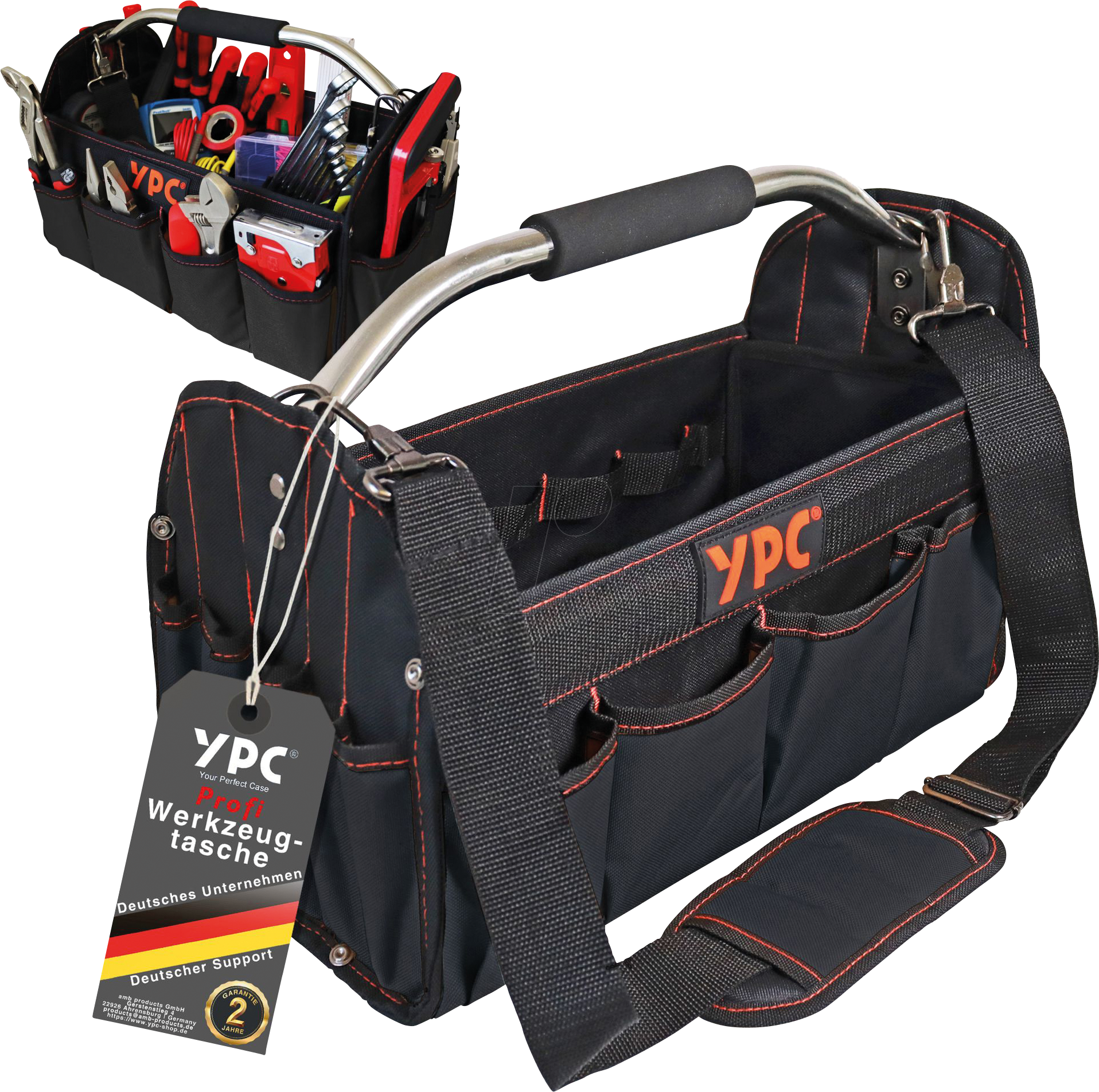 4251896300866 - YPC BG00004BKBK - Carrier Werkzeugkorb XL Schwarz 405x30x195cm