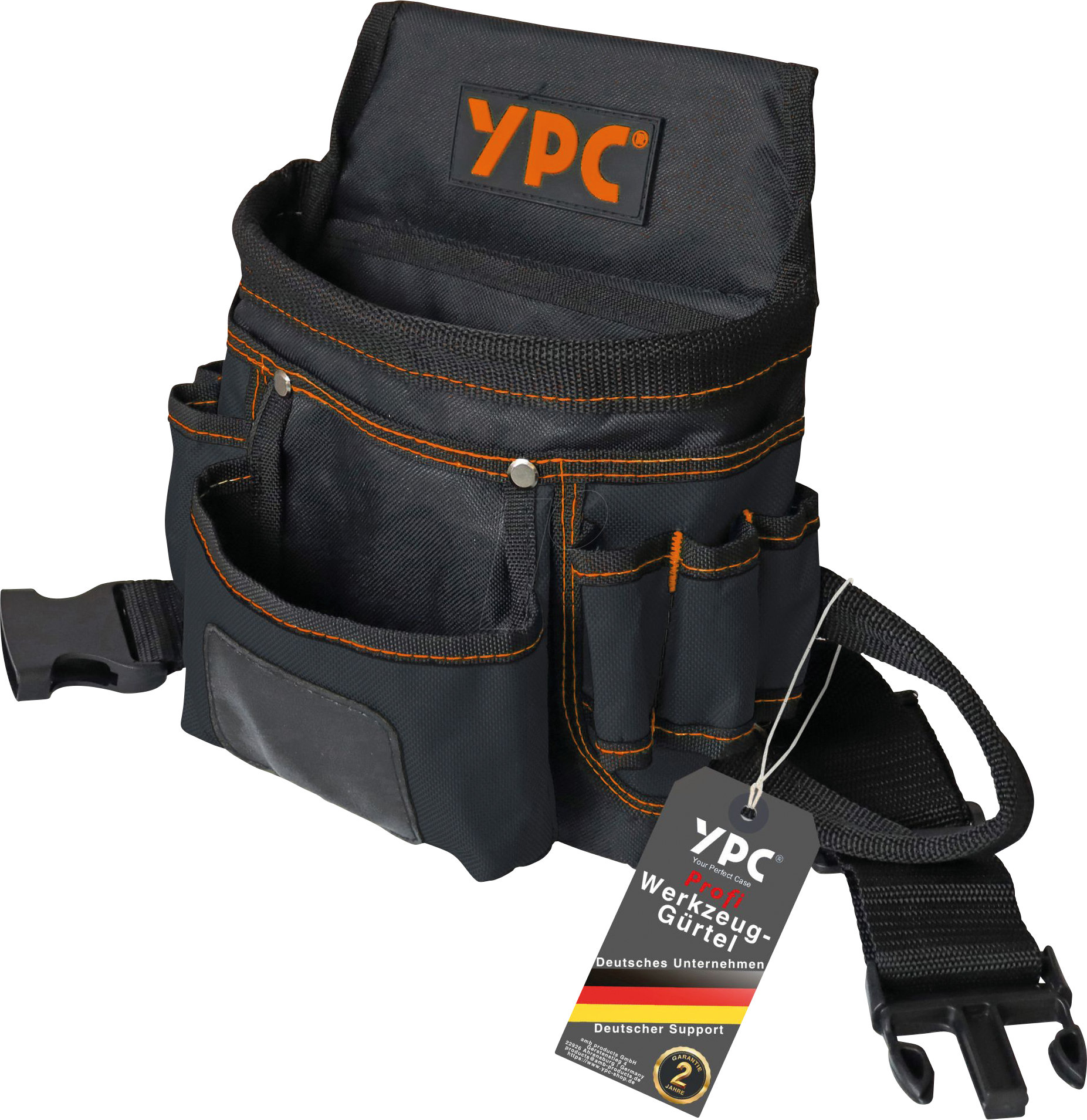 4251896300873 - YPC BG00007BKBK - Presto Gürteltasche XL Schwarz 27x21x13cm 5 kg Tragkraft