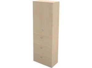 4251898807127 - SchÃ¤fer Shop Genius HÃ¤ngeregistraturschrank TETRIS WALL 3 OrdnerhÃ¶hen 3 SchÃ¼be B 800 x T 440 x H 2250 mm