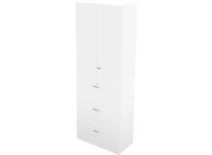 4251898807141 - SchÃ¤fer Shop Genius HÃ¤ngeregistraturschrank TETRIS WALL 3 OrdnerhÃ¶hen 3 SchÃ¼be B 800 x T 440 x H 2250 mm weiÃŸ