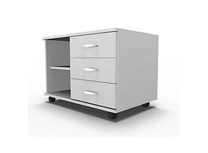 4251898809848 - Select Mobiles Sideboard Regal + 3 Schübe B 800 anstellbar rechts lichtgrau