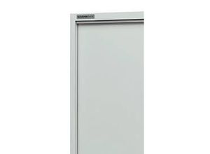 4251898818598 - Select Schiebetürenschrank mit 5 Einlegeböden B 1200 x T 400 x H 1950 mm Stahl lichtgrau