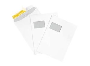 4251898826371 - Genius Versandtaschen Format C4 mit Fenster Haftklebung Papier 120 g m² weiß 25 Stück