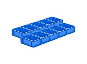 4251898827569 - Euro Box SSI Schäfer EF 3120 42 l L 300 x B 200 x H 120 mm blau 10 Stück
