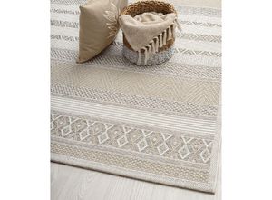 4251901214126 - The Carpet - Moderner In- Outdoor Teppich Beige 80 x 150 cm