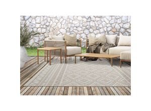 4251901214195 - The Carpet - Moderner In- Outdoor Teppich Beige 160 x 220 cm