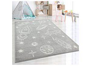 4251901297846 - Beat Moderner Weicher Designer Teppich Weicher Flor Pflegeleicht Farbecht Blickfang Grau 60x100 - The Carpet