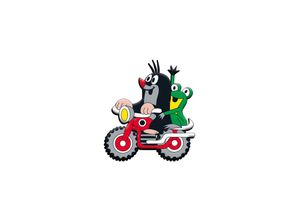 4251901501837 - Der kleine Maulwurf 3D-Magnet Motorrad