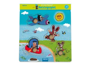 4251901502407 - Holzspielzeug - Der kleine Maulwurf Holzlegespiel Fahrzeuge