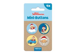 4251901506764 - Unser Sandmännchen Mini-Buttons 4er Set Sandmann