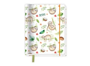 4251901507266 - Taschenkalender A6 Wire-O Motiv Tiere 2025 mit Postkarten