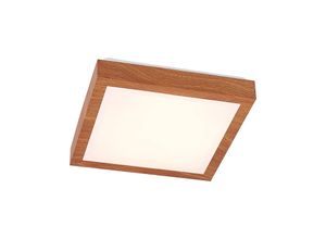 4251911700244 - Lindby - Vaino LED-Deckenleuchte eckig 27 cm - holz hell weiß