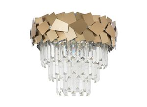 4251911700855 - Lucande - Deckenlampe Miraia aus Edelstahl für Wohnzimmer & Esszimmer von