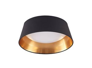 4251911709315 - Lindby Ibai LED-Deckenleuchte Ø 34 cm - Schwarz gold