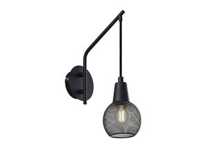 4251911712926 - Lindby - Zerda Wandlampe Gitterschirm hängend - Schwarz