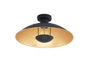 4251911713534 - Narisara Deckenlampe schwarz-gold 40 cm - Schwarz gold - Lindby